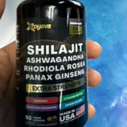 Shilajit ashwaganda rhodiola rosea panic ginseng