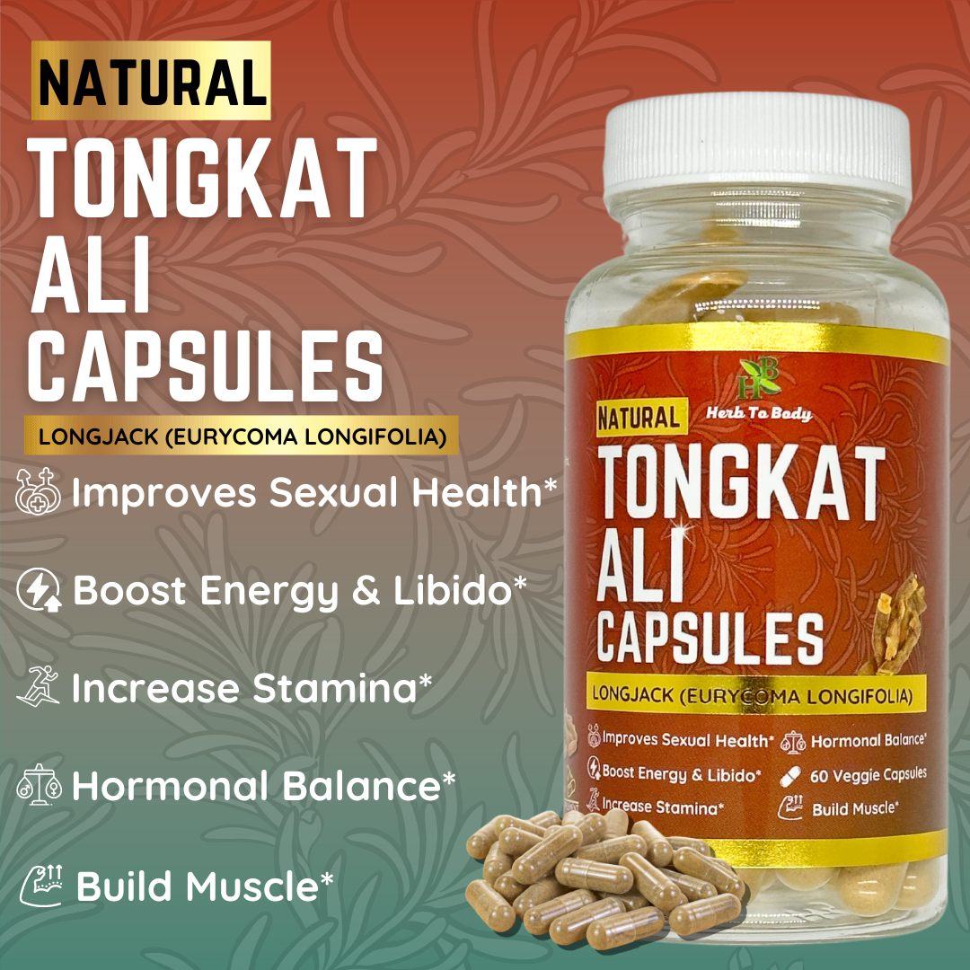 Tongkat Ali – Longjack (Eurycoma Longifolia) – 60 Capsules