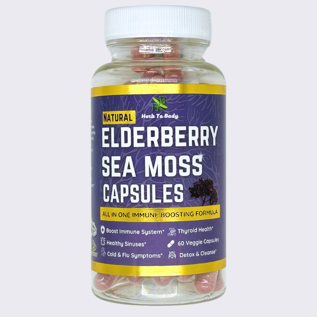 Elderberry Sea Moss Capsules (60 Capsules)