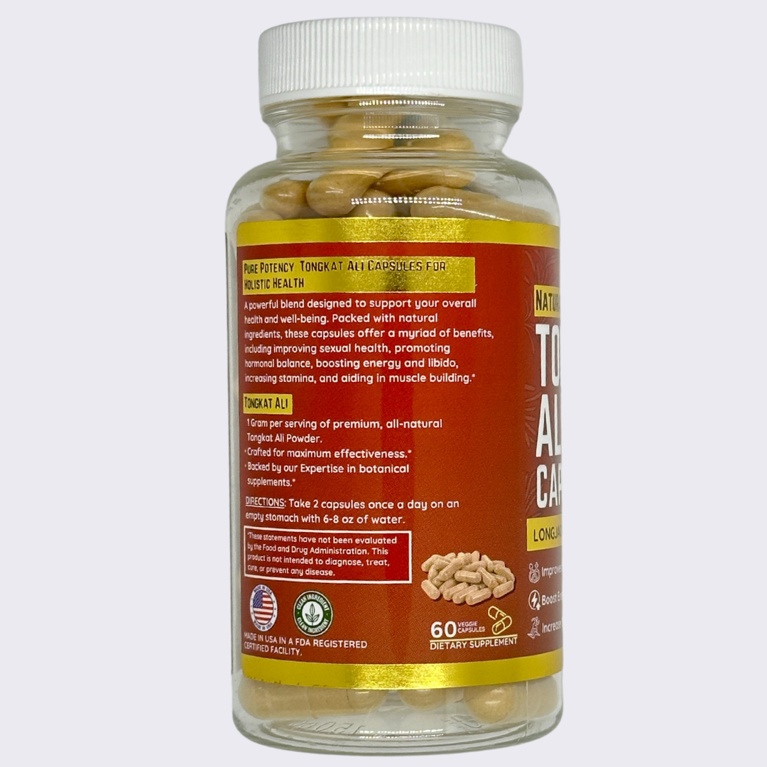 Tongkat Ali – Longjack (Eurycoma Longifolia) – 60 Capsules