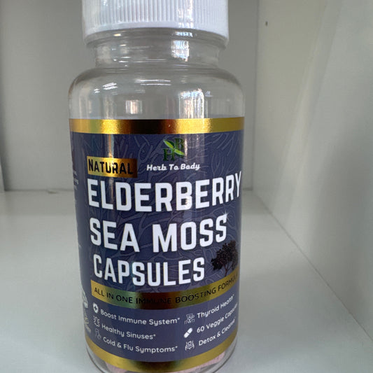 Elderberry Sea Moss Capsules (60 Capsules)