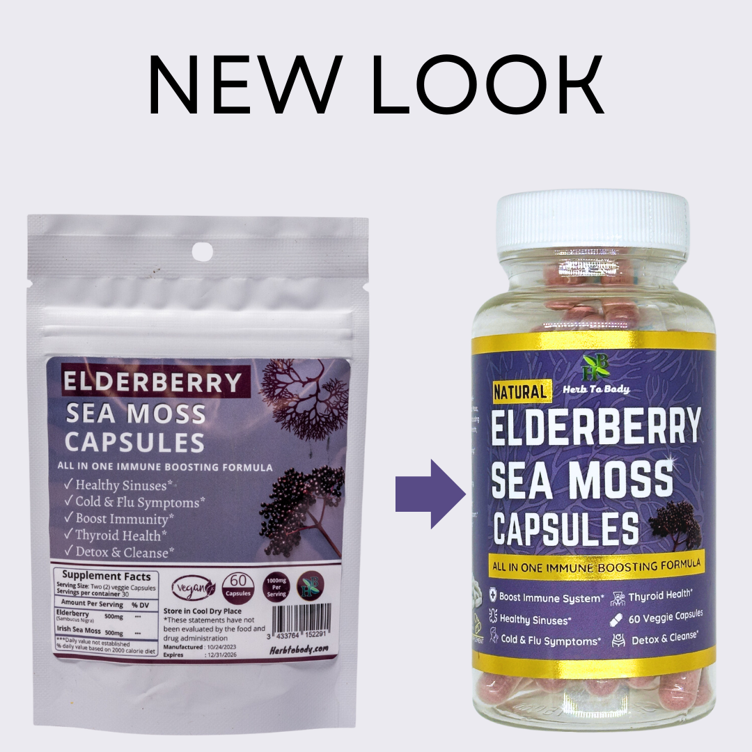 Elderberry Sea Moss Capsules (60 Capsules)