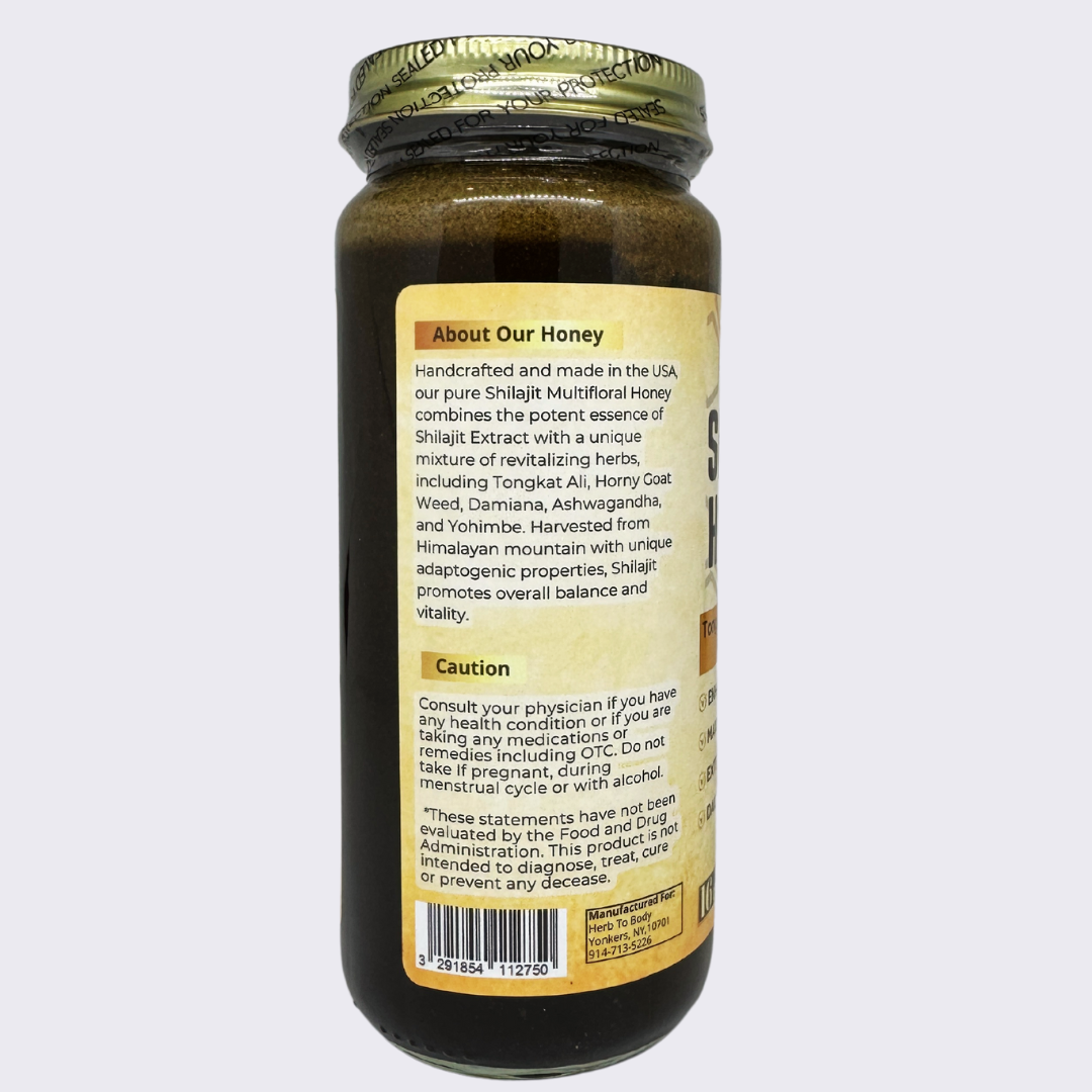 Shilajit Honey 16oz